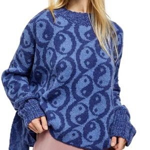 NWOT Free people ying yan slouchy sweater z77-3